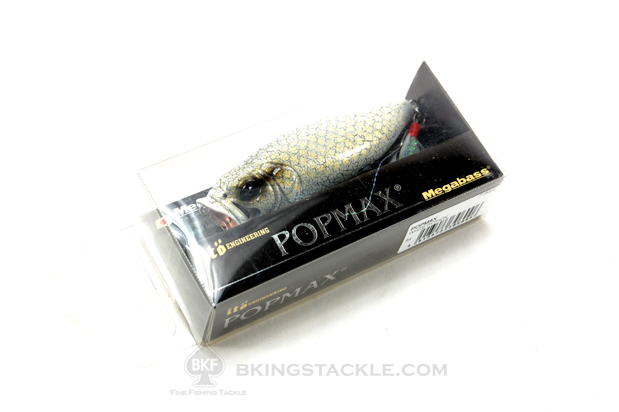 Megabass - PopMax - White Python - BKF - Fine Fishing Tackle
