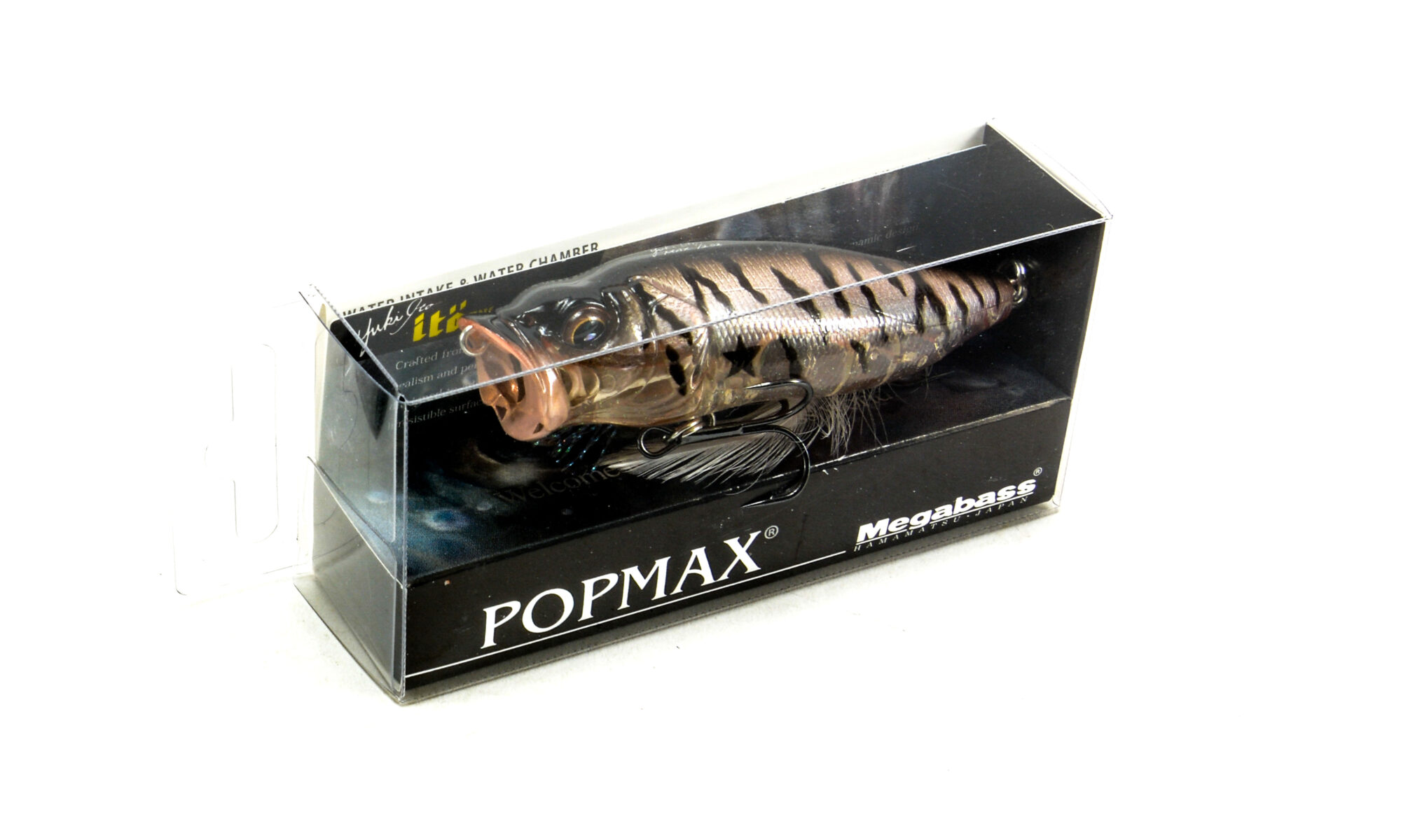 Megabass PopMax Topwater Lure - Mat Shad Color For Bass Fishing